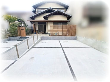 広島市の住宅で行った外構リフォーム工事の完成写真