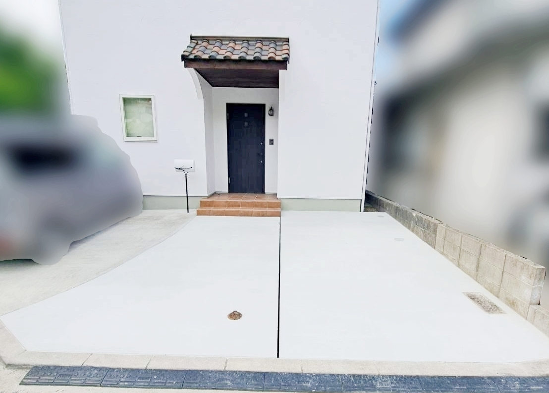 広島市で行った土間コンクリート工事の完成写真