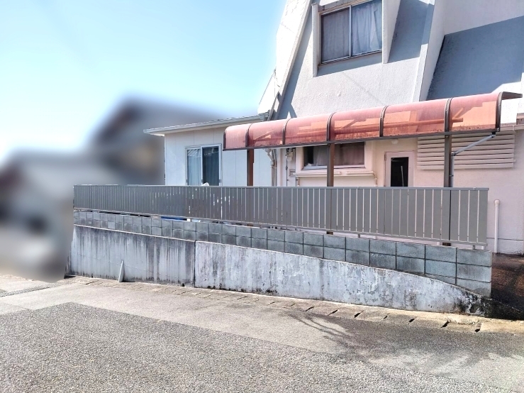 広島市の住宅で施工したフェンス工事の完成写真