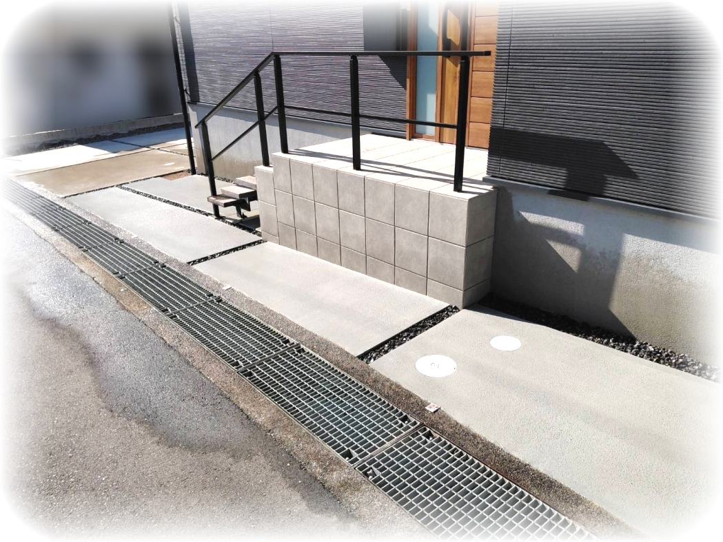 広島市で行った土間コンクリート工事の完成写真