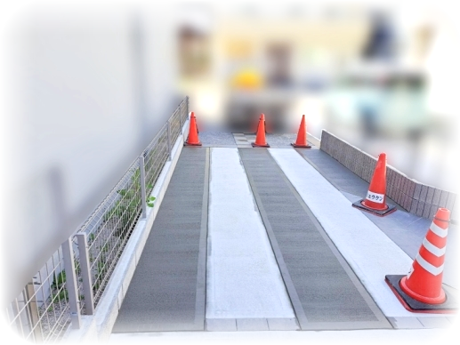 広島県安芸郡で行ったコンクリート工事の完成写真