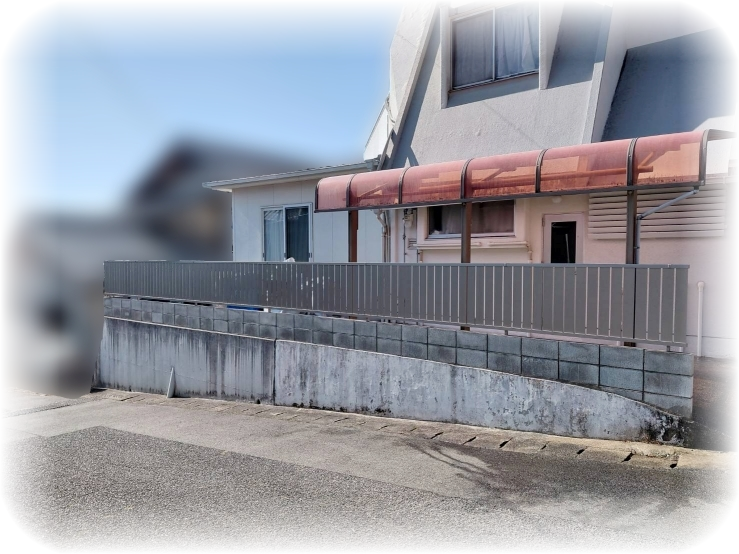 広島市の住宅で行ったフェンス工事の完成写真
