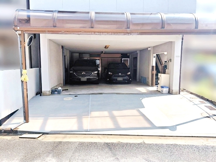 広島市の住宅で行った土間コンクリート工事の完成写真