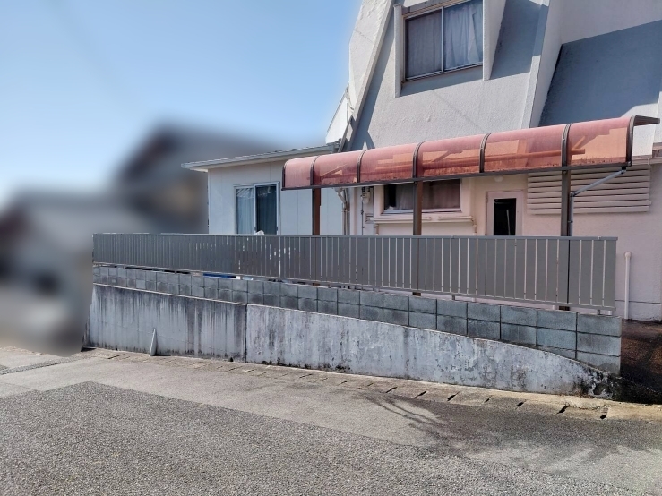 広島市の住宅で施工したフェンス工事の完成写真